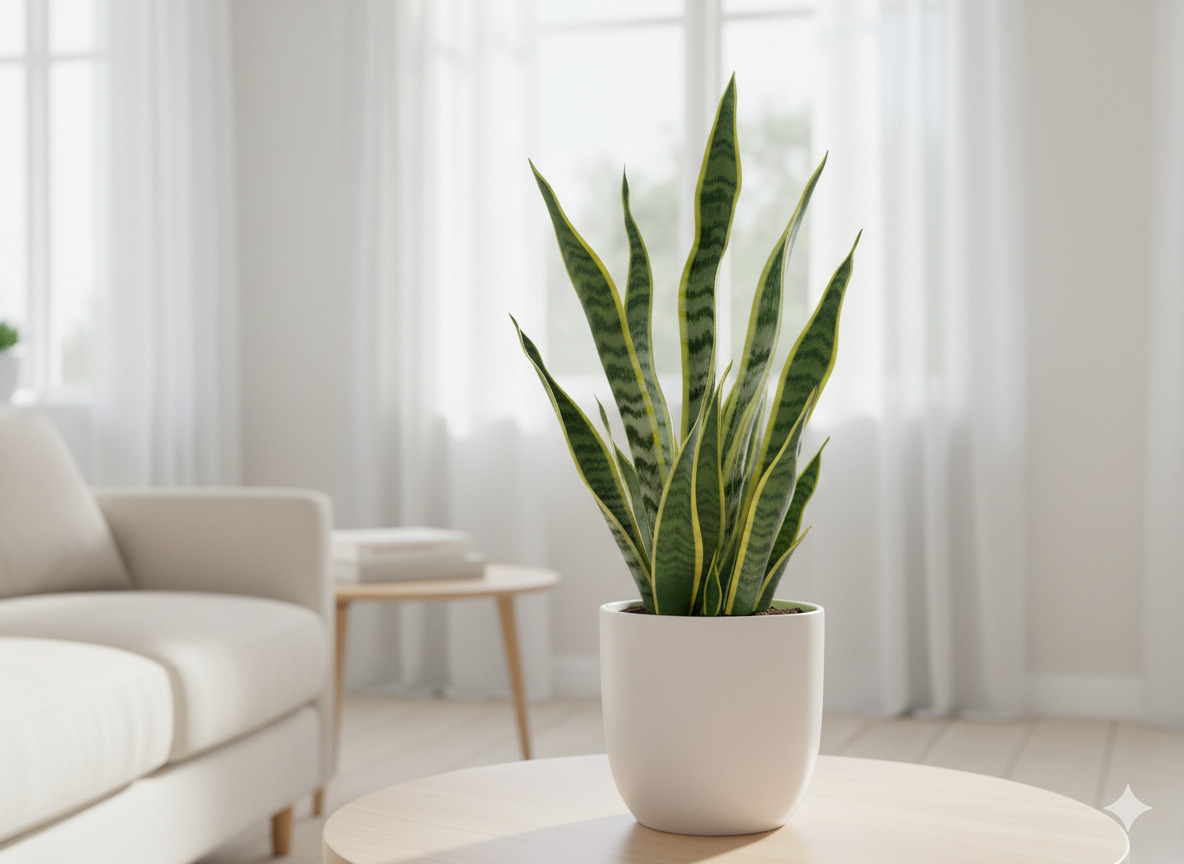 Svärmorstrunga växt